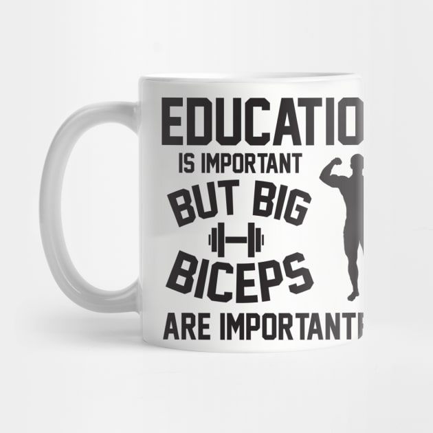 Education is important. But big biceps are importanter by nektarinchen